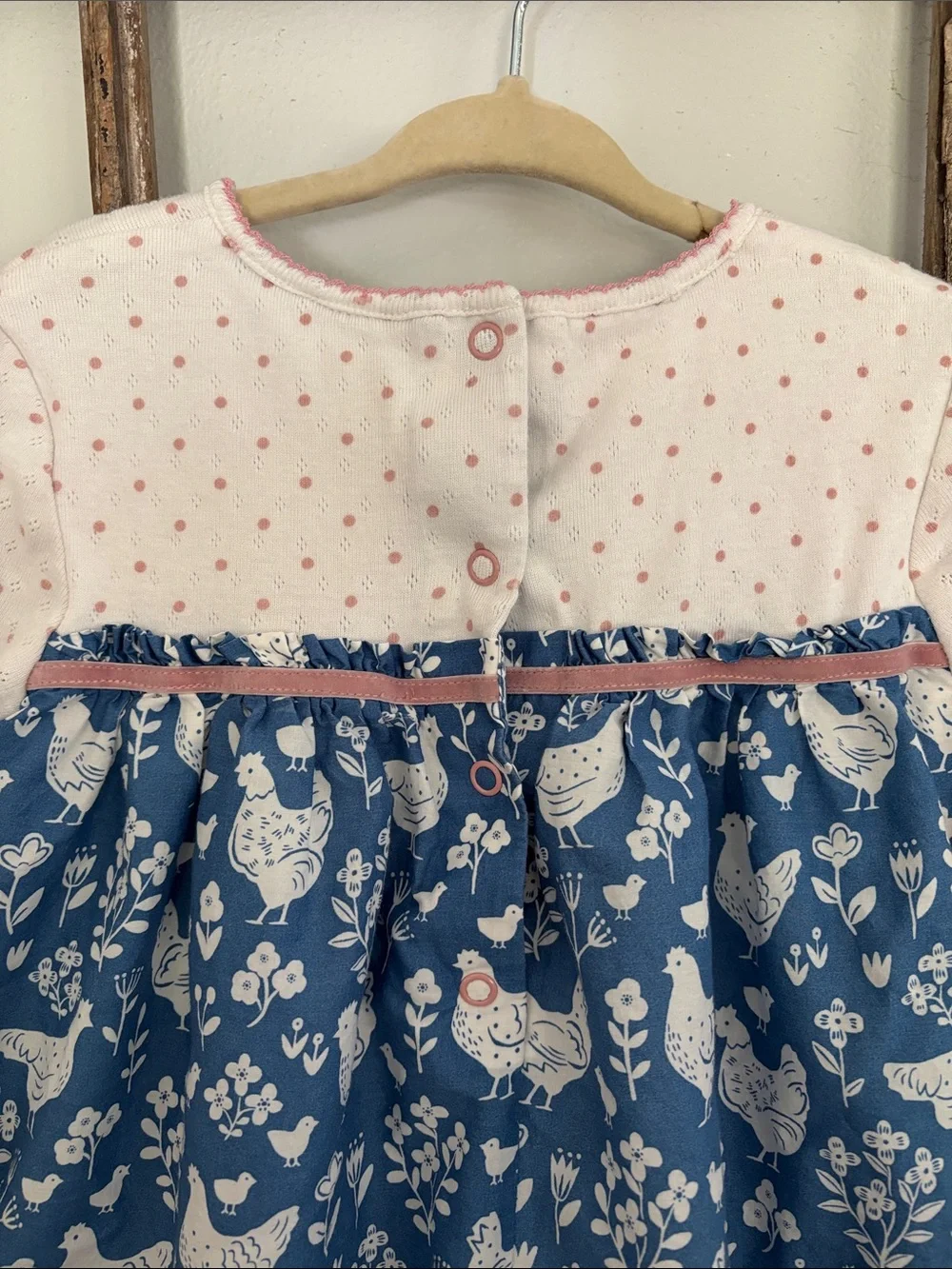Mini Boden toddler chicken print dress